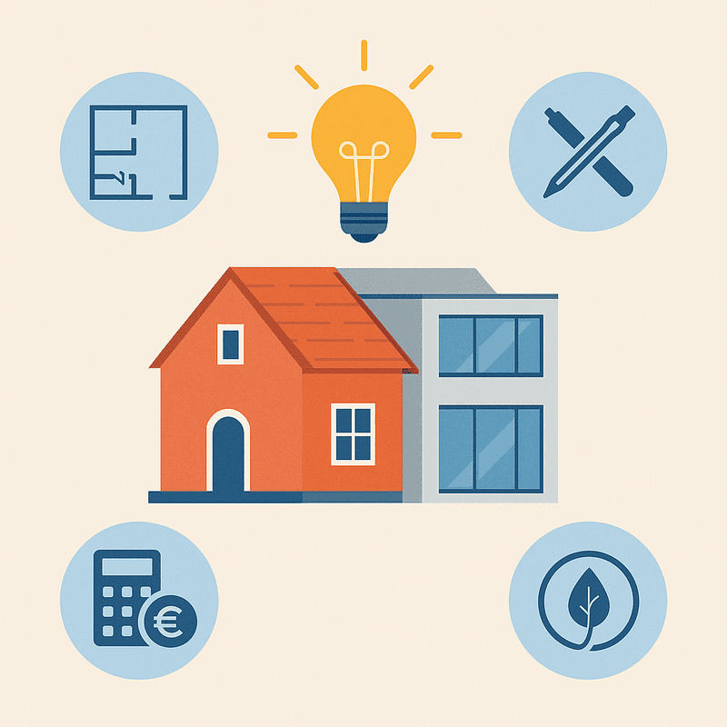 Wat doet een architect tijdens een verbouwing?