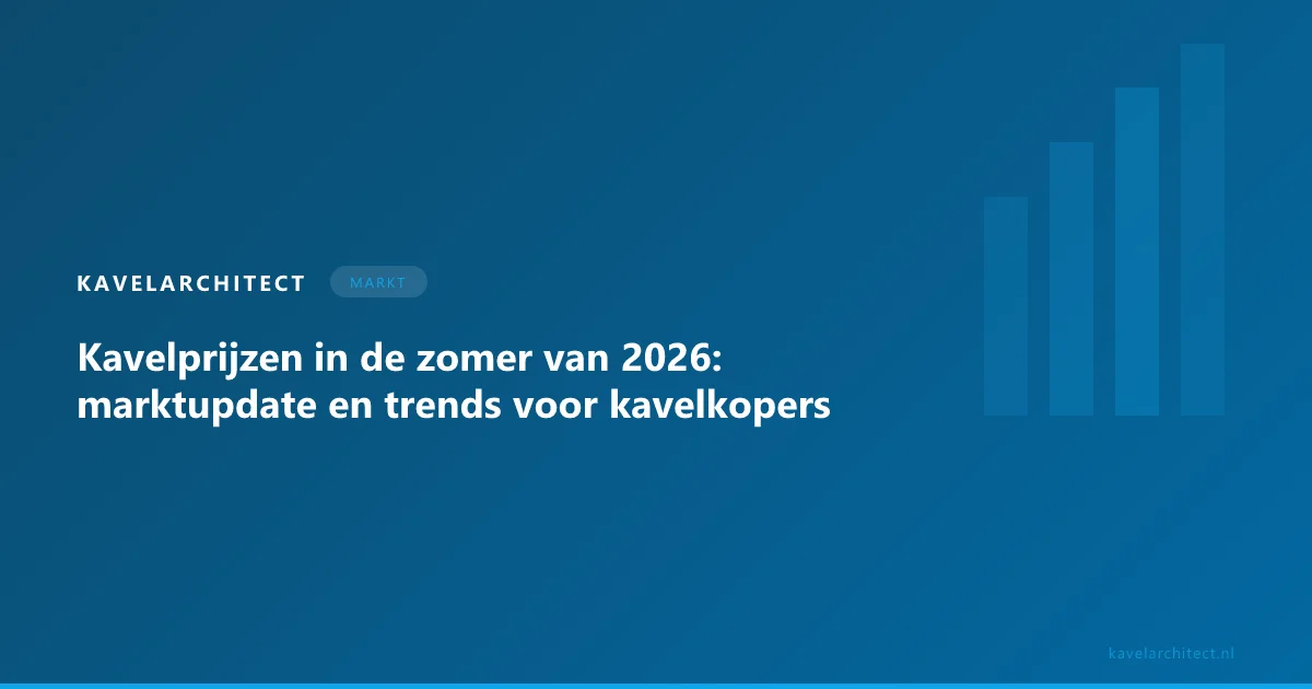 Kavelprijzen zomer 2026 ? marktupdate en trends voor kavelkopers in Nederland